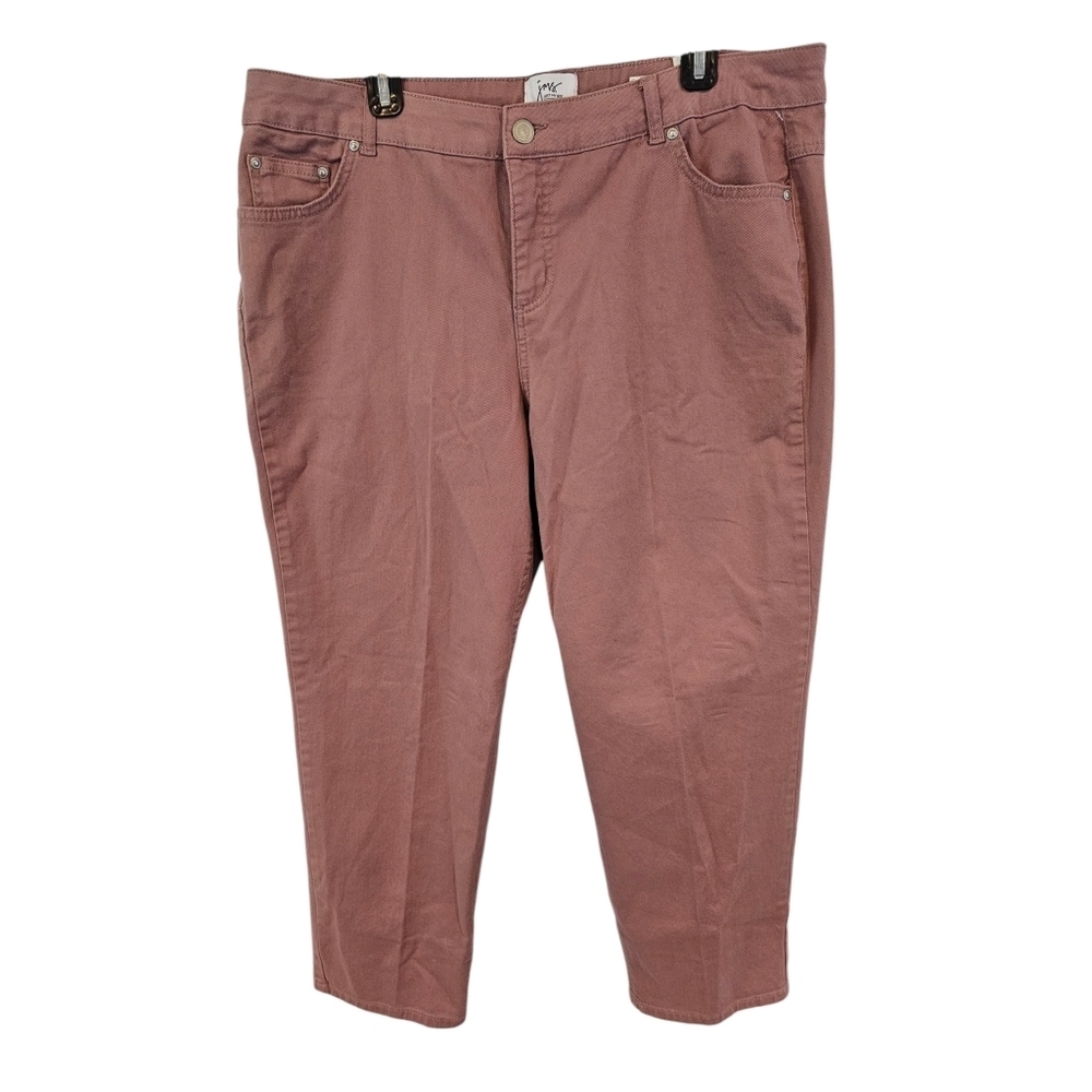 Just My Size Size 18W Short Mauve Classic Fit Twill - Picture 1 of 5